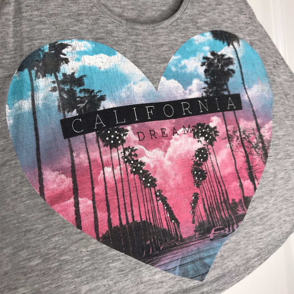 California Crop Top NWOT